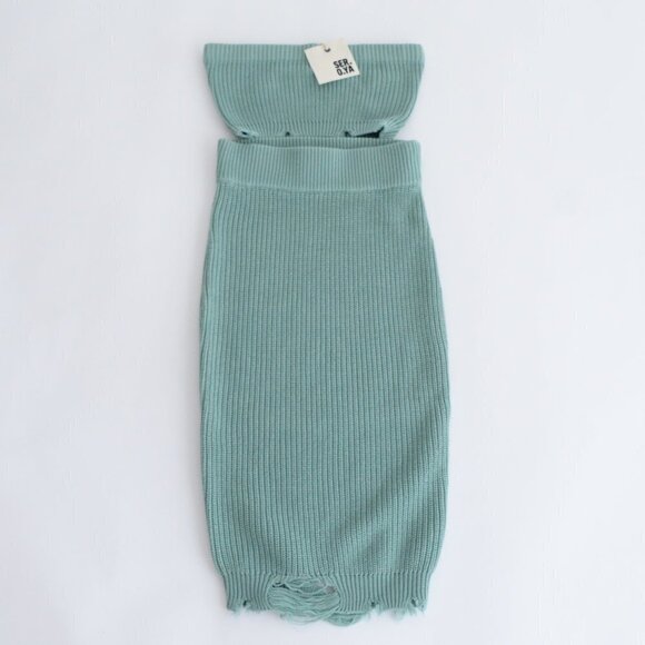 SER.O.YA Feldspar Grace Dress 3 in 1 Style  Crop Top & Mini Skirt S NWT - Picture 3 of 11